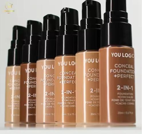 Buy cheap Wholesale High Quality Whitening Cream Private Label Makeup Liquid Foundation Full Coverage Waterproof for Women from wholesalers