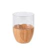 Buy cheap High Borosilicate Wine Drinking Glass Cup 200ml With Wooden Bottom from wholesalers