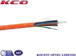 12 Core Optical Fiber Cable Single Mode PE Material For Indoor / Outdoor