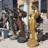 Buy cheap Bronze Statue Greek Grape Goddess Metal Naked Girl Garden Sculpture Life Size Outdoor Decoration from wholesalers