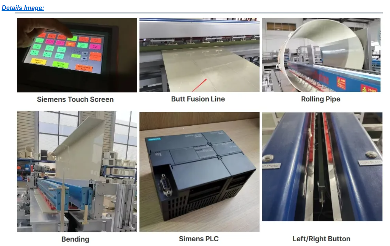 Automated Flexible Plastic Sheet Welding Machine , Bending Machine For Plastic Sheet
