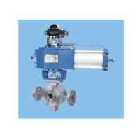 Buy cheap Ball Instrumentation Control Valves Jacket Insulated V Type DN25mm - 350mm product