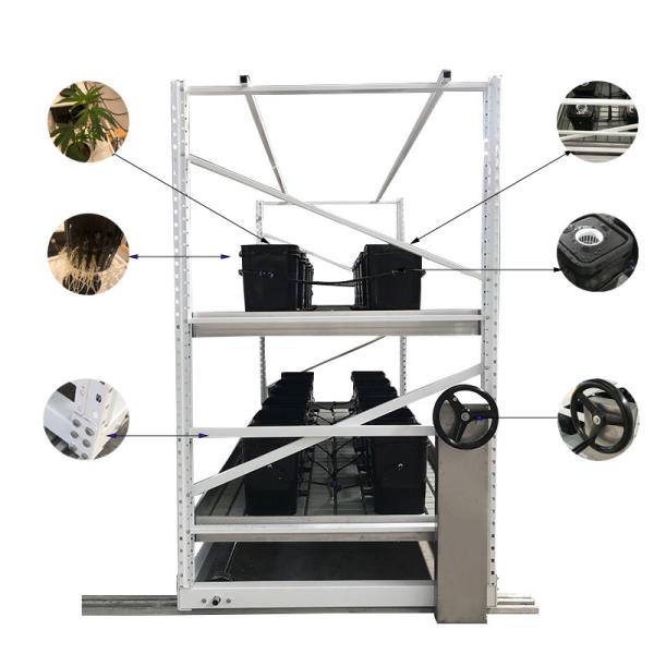 Buy cheap Agricultural Commercial Vertical Hydroponic Systems 70cm Height from wholesalers