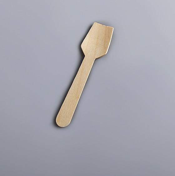Buy cheap Disposable Wooden Dessert Spoon Ice Cream Spoon 95mm Party Gathering Cake Spoon from wholesalers