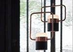 Led Pendant Lights Plated Rose Gold Iron Small Hanging Lamps Dining Room Bedroom