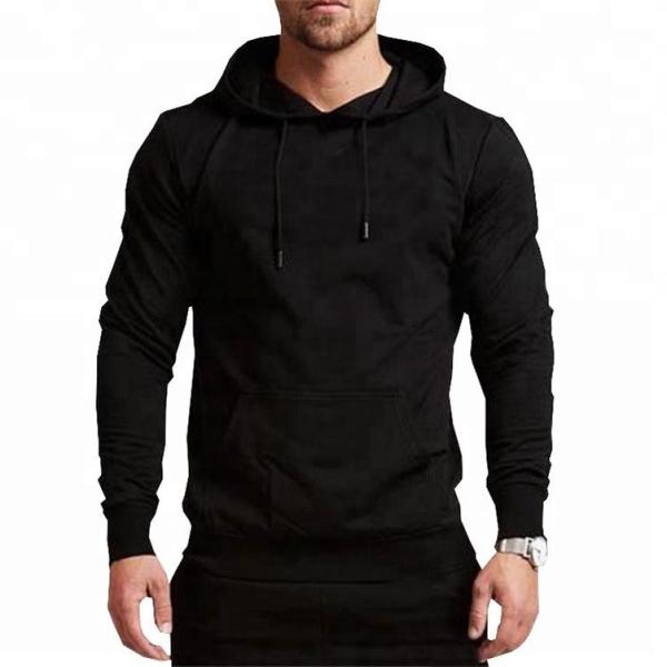 Buy cheap Custom Sports Gym 100 Percent Cotton Pullover Hoodie Regular Sleeve For Men from wholesalers