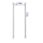 3.7 inch LCD Display Walk-through Metal Detector Infrared Temperature Detector