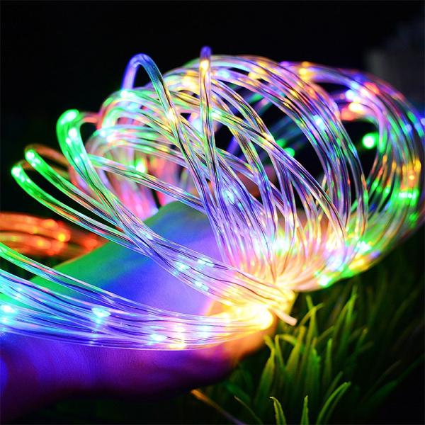 Buy cheap 100m Twinkling Outdoor Patio String Lights Golden PVC Rubber Cable Type from wholesalers