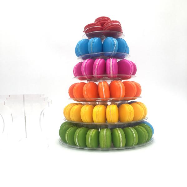 Buy cheap 6 tiers macaron stands used on wedding or party without acrylic from wholesalers