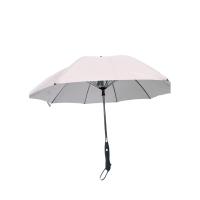 Buy cheap Customized Color Logo Pongee Outdoor Fan Umbrella Steel Shafe Fiberglass Frame product