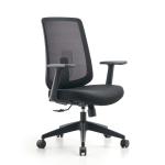 General Commercial Furniture M-062B Mesh Swivel Office Visitor Chair for