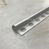 Buy cheap L Shaped Aluminum Tile Trim Strips Quarter Round Trim Silver Colored from wholesalers
