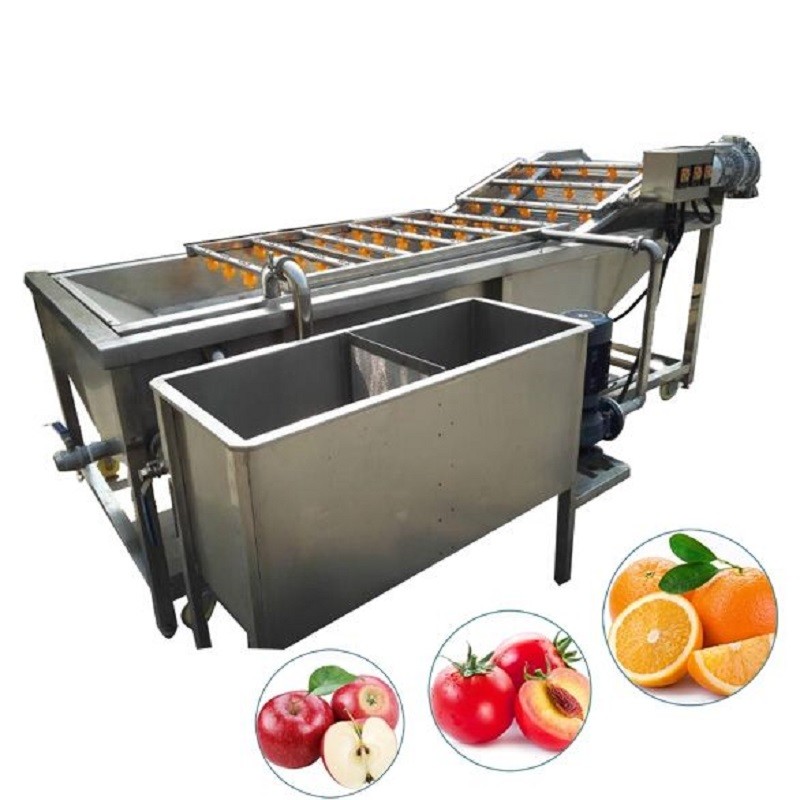 SS304 Multifunctional Potato Ginger Washing And Peeling Machine Automatic