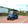 Buy cheap 2+2-Seater Low-Key Luxury Blue Electric Golf Cart With High Horsepower 14-Inch Off-Road Tires For Various Scenes Such As Mountains And Beaches from wholesalers