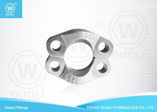 Buy cheap SAE J518 Hydraulic Split Pipe Flange Clamp ISO 6162 , Hydraulic Hose Connectors Fittings from wholesalers