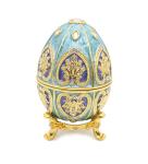 Red Egg Trinket Box Easter Egg Jewelry Box Russian Craft Collectible Easter