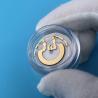 Buy cheap Gold Plated Quartz Pendulum Od 22.23mm Thickness 0.76mm from wholesalers