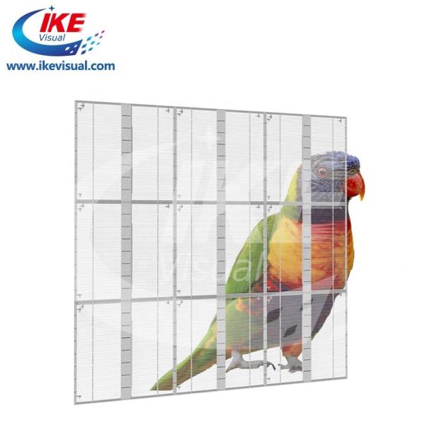 Buy cheap Indoor Billboard LED Screen p3 full color Transparent Glass LED Display from wholesalers