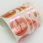 Waterproof Thermal Labels Printed Custom Round Logo Stickers