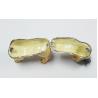Buy cheap gold plated dog with crystal charm animail trinket boxes wholesale from wholesalers