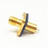 Buy cheap Hermetic Glass Insulator Feedthrough Seal SMA Female Connector Four Hole Mount from wholesalers