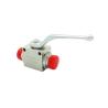 Buy cheap WZ Fast Delivery 304 316 Stainless Steel Oil Water Gas Medium Pneumatic Three Way Ball Valve from wholesalers
