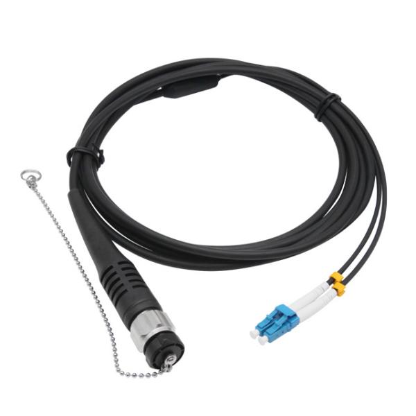 Buy cheap Outdoor Fiber Optic Armored Cable with ODC Male LC/UPC Waterproof Connector from wholesalers