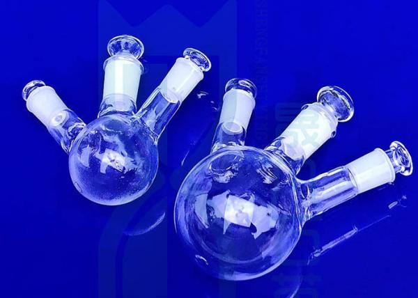 Buy cheap Transparent Three Necks Od 500mm Quartz Round Bottom Flask from wholesalers