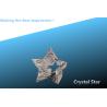 Buy cheap standing crystal star award/lone star/star trophy/blank crystal star award/crystal star from wholesalers