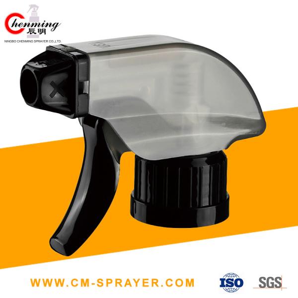 Pp 28mm Trigger Spray Head Black 28/410 11" 7.12" Dip Tube With Spray Stream Off