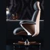 Buy cheap Adjustable Lifting Function Lift Chair Italian Light Luxury Leather Boss Office Chair from wholesalers