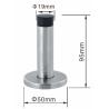 Buy cheap High Standard Interior Door Stops Stainless Steel Lever Door Stopper Anti Corrosive from wholesalers
