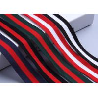 Buy cheap Striped Custom Present Wrapping Accessories 25mm - 50mm Printed Grosgrain Ribbon product