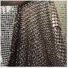 Buy cheap Aluminum Alloy Shimmer Metallic Sequin Chain Link Fabric For Curtain Metal Mesh Fabric from wholesalers