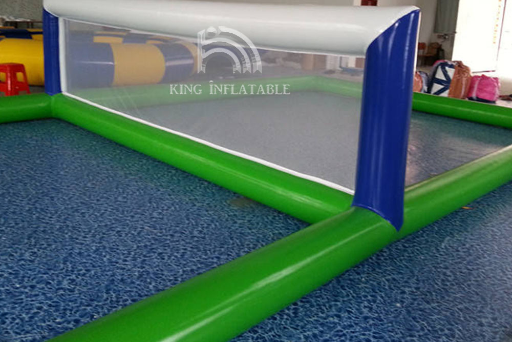 Inflatable Volleyball Court Adults Inflatable Beach Games For Pool Game 33x16.4x5ft