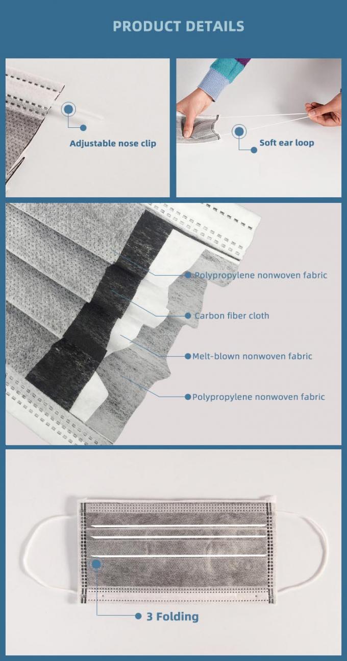 Waterproof Dust Protection Mask Breathable Anti Fog / Haze For Personal Safety