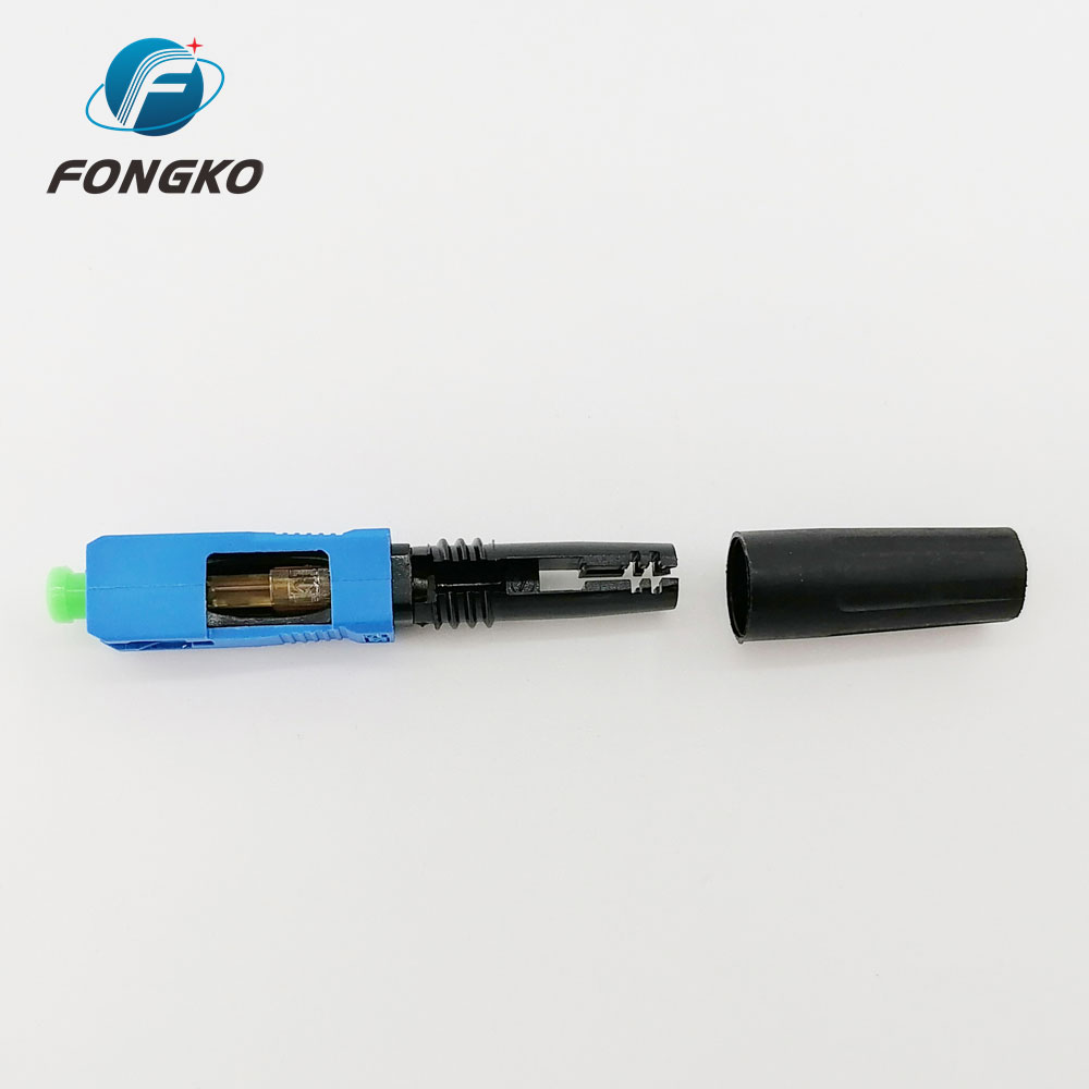 UPC Optical Fast Connector SC Fiber Termination FKSU027 for FTTH Drop Cable