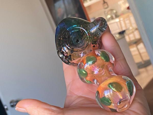 Buy cheap 5" Collectible Heavy Solid Glass Hand Pipes Tobacco Smoking from wholesalers
