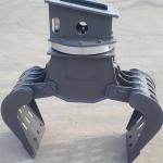 0.8m3 Hydraulic Grapple For Excavator 50 Tons Customized Color