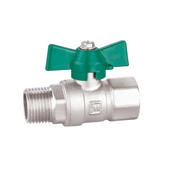 Buy cheap 1/2" T Handle Brass Gas Ball Valve 16 Bar Sand Blast Processing from wholesalers