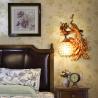Buy cheap Vintage Creative Art Deco Peacock Resin Wall Lamp Gold Vanity Luxury Bedroom Wall Light（WH-VR-62） from wholesalers