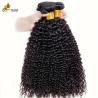Buy cheap Natural Black Kiny Curly Brazilian Human Hair Bundles Hair Extensions Weft from wholesalers