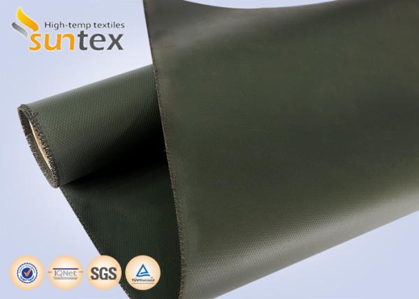 Buy cheap Anti-environment And Flame Resistant Silicone Coated Fiberglass Cloth For Fire Curtains And Welding Blankets from wholesalers