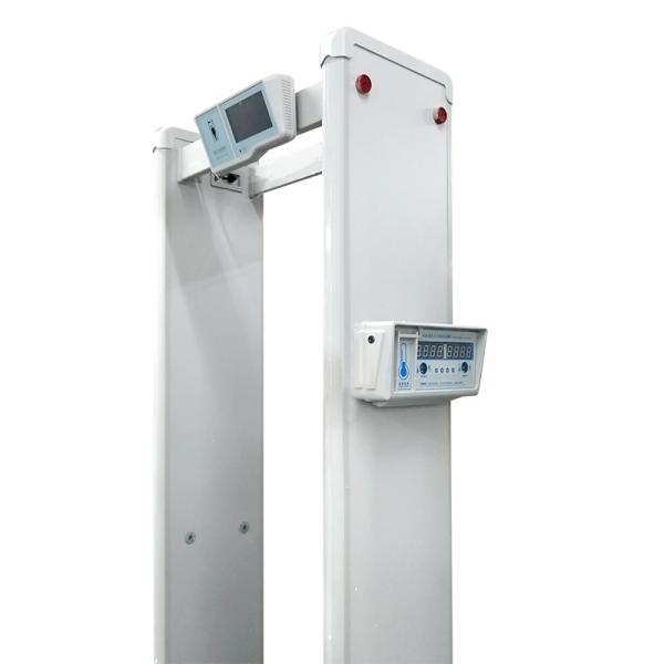 Buy cheap Factory Walk-through Metal Detector Non-contact Body Temperature Scanner from wholesalers