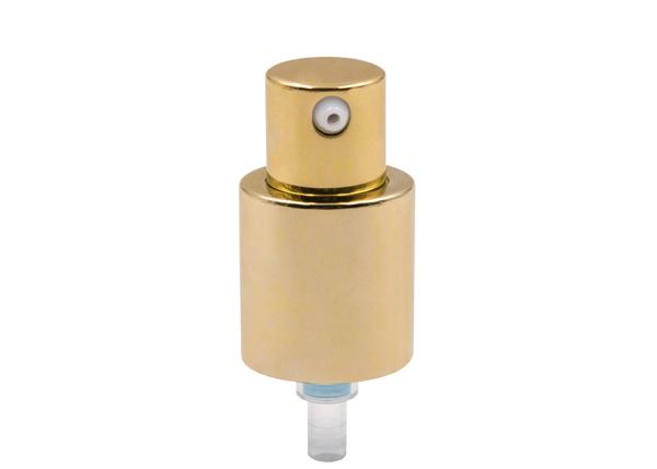 Buy cheap Gold Plastic Treatment Pump Non Spill Cosmetic Pump Dispenser from wholesalers