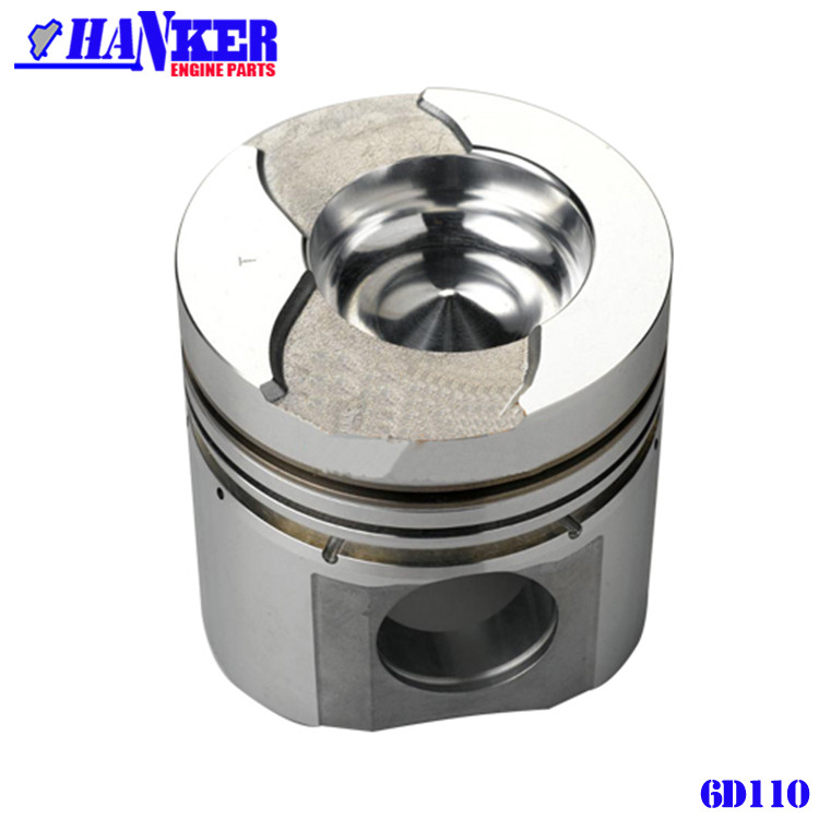 Excavator Komatsu 6D110 Diesel Engine Piston 110mm With Pin 6138-32-2120