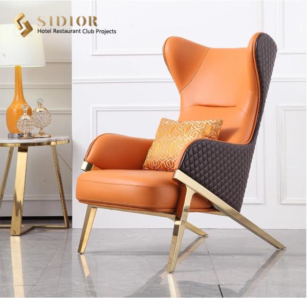 Buy cheap ODM Stain Resistant Modern Leisure Chair PU Leather for Living Room from wholesalers