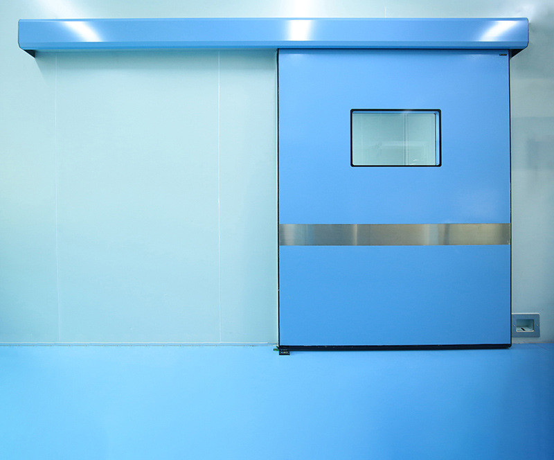 5mm Automatic Hospital Door Soundproof Double Automatic Glass Sliding Door