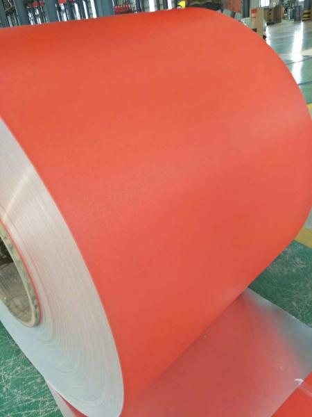 Buy cheap Red High Glossiness Pre Painted Steel Sheet Anti Bacterium Wear Resistant from wholesalers
