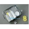 Buy cheap Promotion 25s heat seal clear transparent pvc cosmetic bag plastic bag, lady custom cosmetic bag travel makeup beauty ba from wholesalers